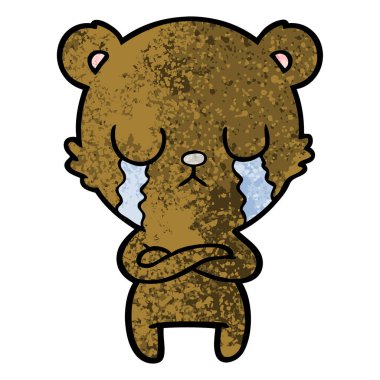 Çizgi film ayısının vektör çizimi