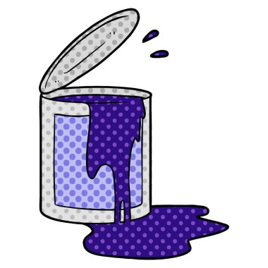 vektör çizim karikatür kova