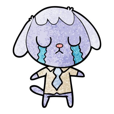 Çizgi film köpeğinin vektör çizimi