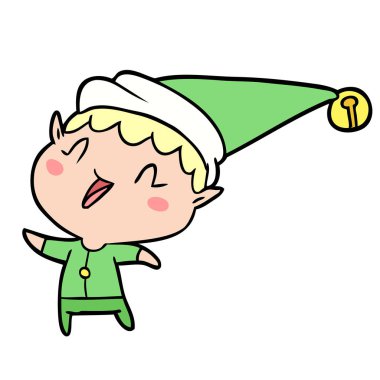 Çizgi film Mutlu Noeller Elf