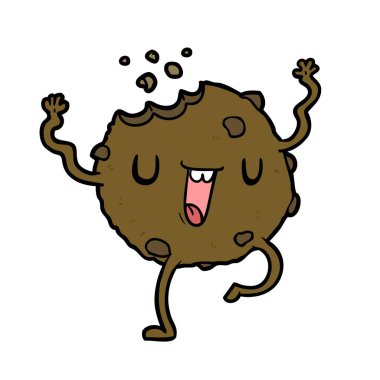 vektör çizim karikatür tanımlama bilgisi