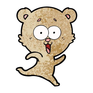 Ayıcık çizgi film gülüyor