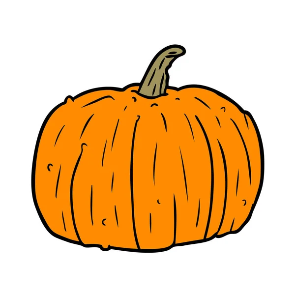 Vektorová Ilustrace Kreslené Halloween Dýně — Stockový vektor