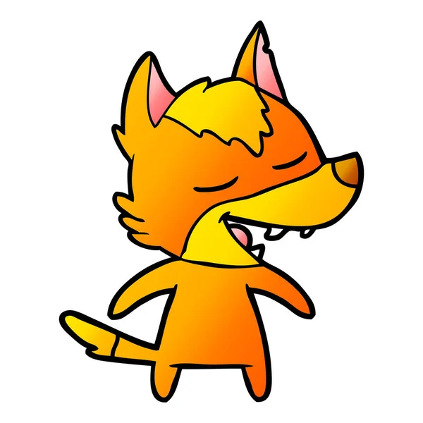 Vektorillustration Fox Seriefiguren — Stock vektor