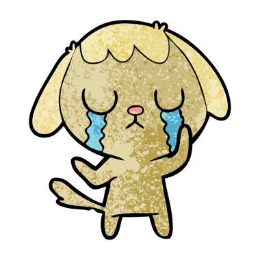 Çizgi film köpeğinin vektör çizimi