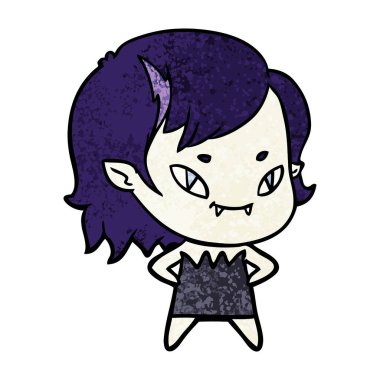 çizgi film dostu vampir kız