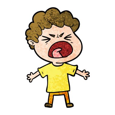 vektör çizim karikatür adam