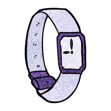 vektör çizim karikatür kol saati