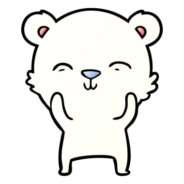 mutlu polar bear çizgi film