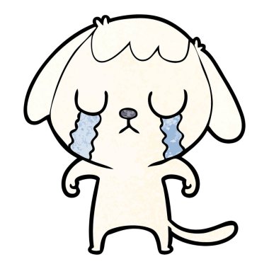 Çizgi film köpeğinin vektör çizimi