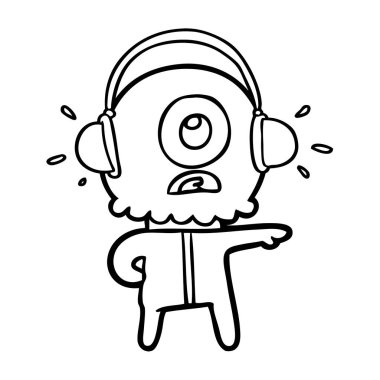 çizgi film Tepegöz'ü yabancı uzay adamı müzik