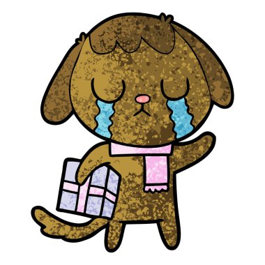 Çizgi film köpeğinin vektör çizimi