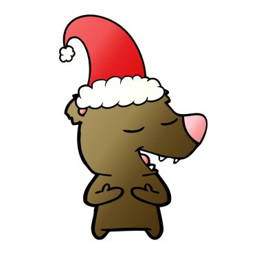 Çizgi film ayısının vektör çizimi