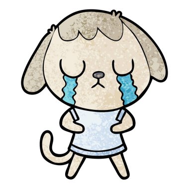 Çizgi film köpeğinin vektör çizimi