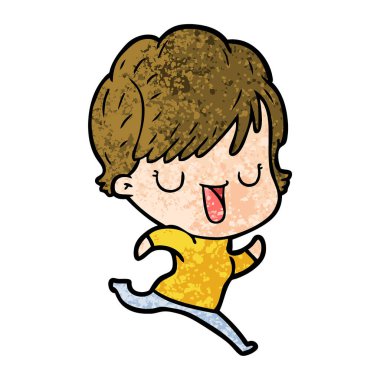 vektör çizim karikatür kadın söz