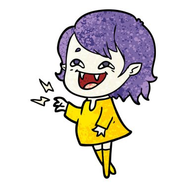 gülen vampir kız çizgi film