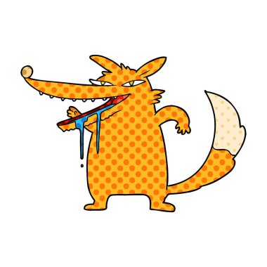 şişman tilki çizgi film karakteri