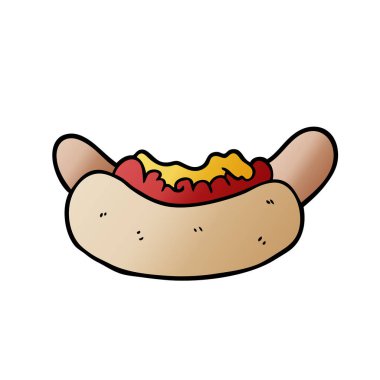 Çizgi film köpeğinin vektör çizimi