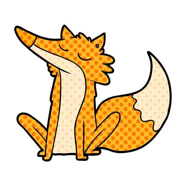 Vektorillustration Fox Seriefiguren — Stock vektor