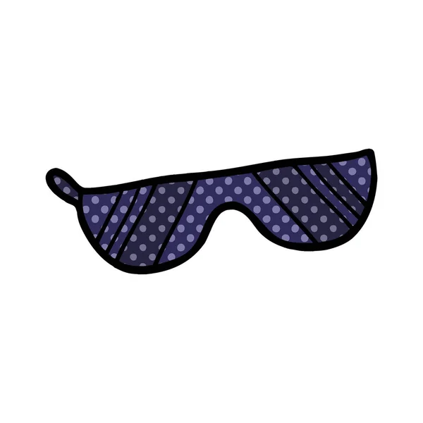 Ilustração Vetorial Óculos Sol Desenhos Animados —  Vetores de Stock