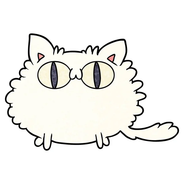 Εικονογράφηση Φορέα Της Γάτας Κινουμένων Σχεδίων — Διανυσματικό Αρχείο