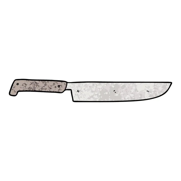 漫画ナイフのベクトル図 — ストックベクタ