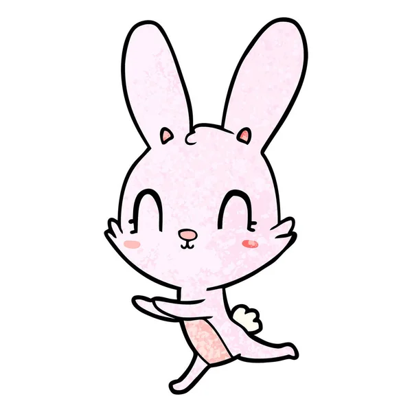 可爱卡通兔的病媒图解 — 图库矢量图片