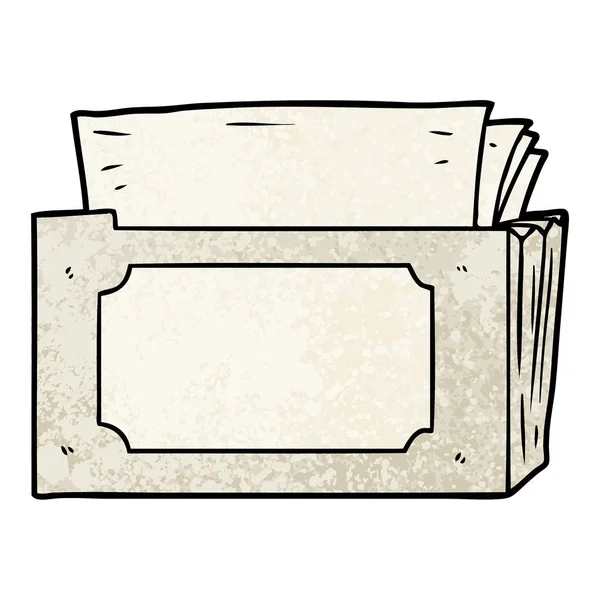 Γελοιογραφία Φάκελο Αρχείων — Διανυσματικό Αρχείο
