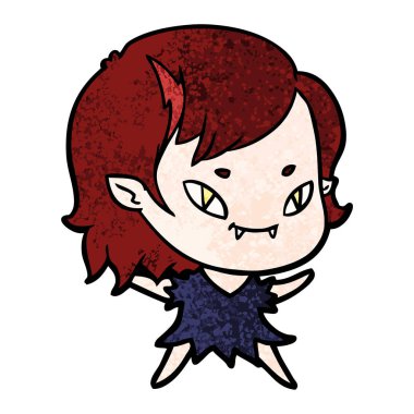 çizgi film dostu vampir kız