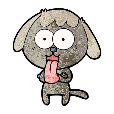 Çizgi film köpeğinin vektör çizimi