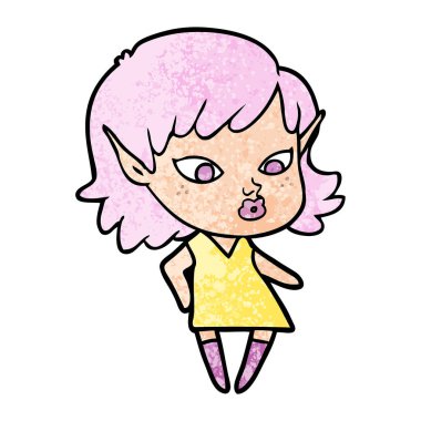 güzel çizgi film elf kızı