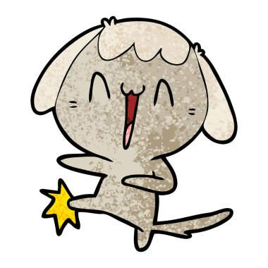 vektör çizim karikatür komik köpek