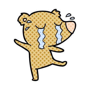 ağlayan ayı çizgi film chraracter