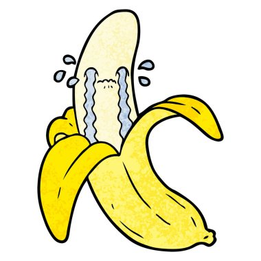 vektör çizim karikatür muz