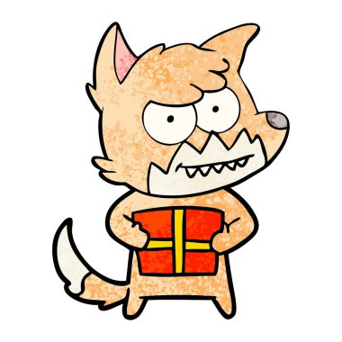 çizgi film sırıtan fox ile hediye