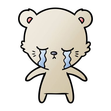 ağlayan ayı çizgi film chraracter