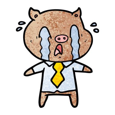 ağlayan domuz çizgi film insan Giyim Eşyası