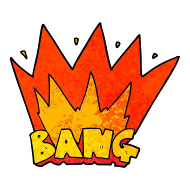 vektör çizim karikatür bang işareti