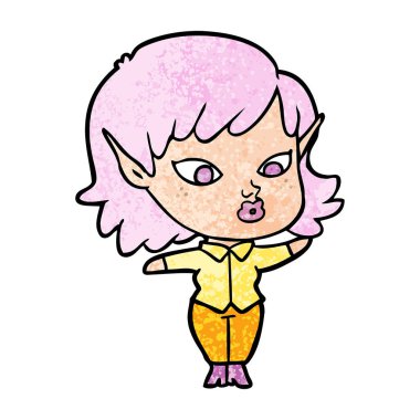 güzel çizgi film elf kızı