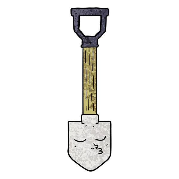 Vectorillustratie Van Cartoon Shovel — Stockvector