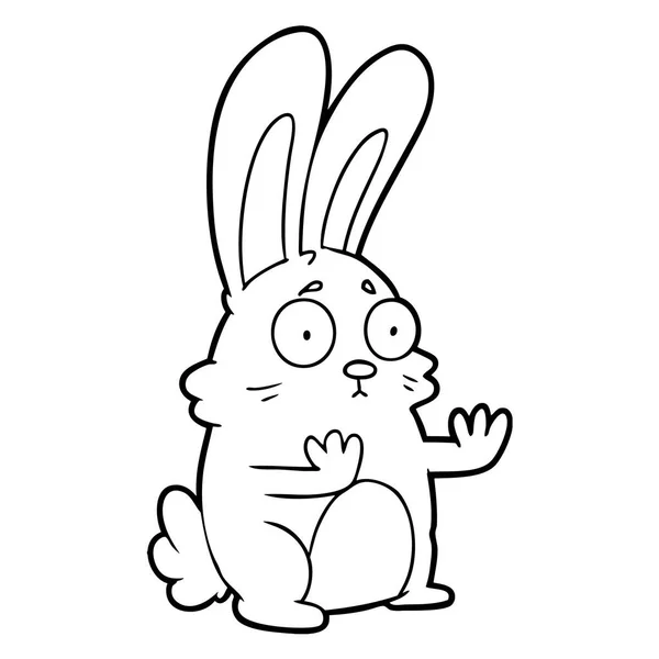 Векторна Ілюстрація Мультяшного Кролика — стоковий вектор