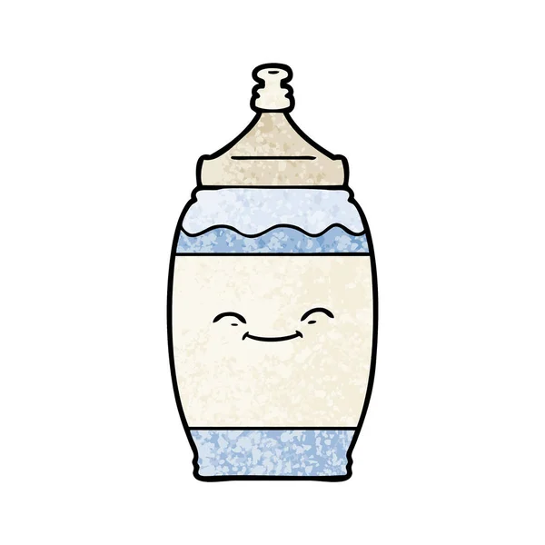Мультфильм Счастливая Бутылка Воды — стоковый вектор