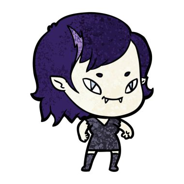 çizgi film dostu vampir kız