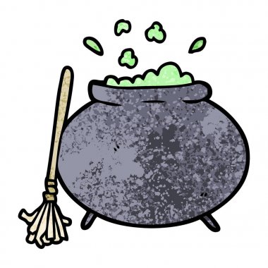 vektör çizim karikatür kazan