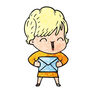 vektör çizim karikatür komik kadın