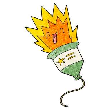 parti popper karikatür vektör çizim