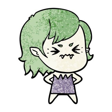 rahatsız çizgi film vampir kız