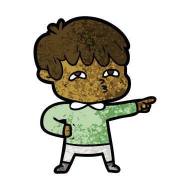 vektör çizim karikatür adam