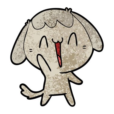 Çizgi film köpeğinin vektör çizimi