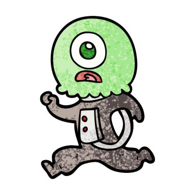 çizgi film Tepegöz'ü yabancı uzay adamı çalışan